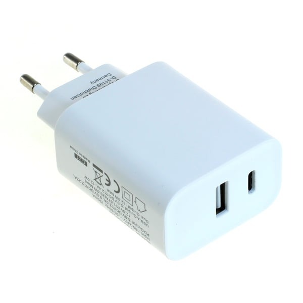 Ladegerät USB Dual USB-C f. iPhone 13 PRO